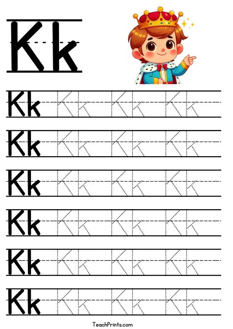 free printable letter k worksheets|Letter K Tracing (FREE Printable Worksheets).